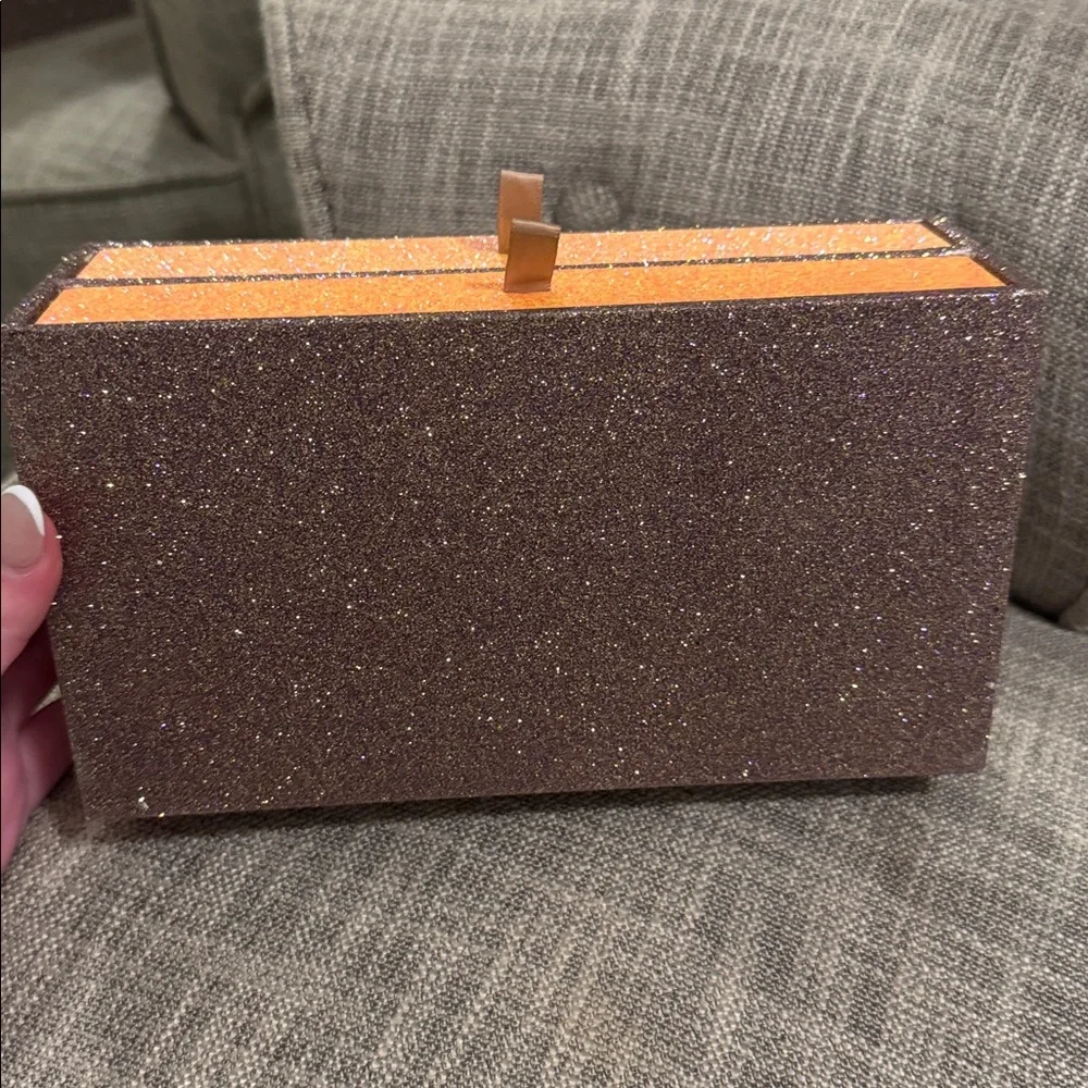 Anastasia Glitter Makeup Box with Gold and Purple